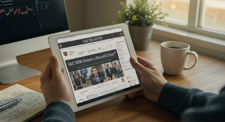 S&P 500 record close