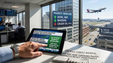 US stock market rebound