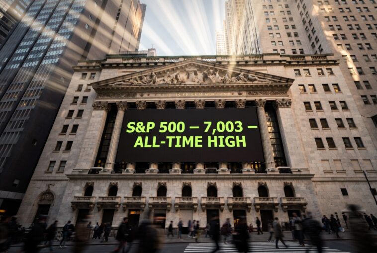 S&P 500 Hits Record High on Morgan Stanley Blowout 7 s&p500