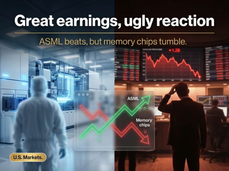 ASML Earnings Beat Big. Memory Chips Sank Anyway. 7 ASML earnings