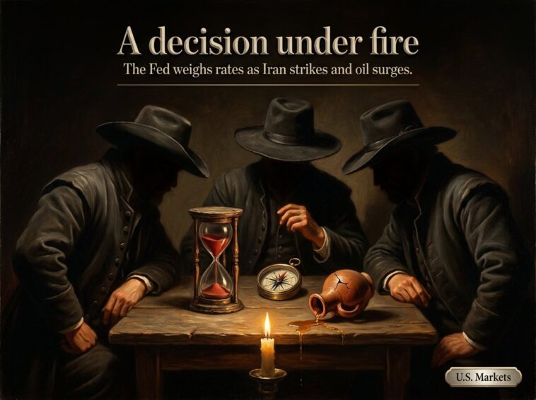 Fed Rate Decision Looms as Iran Strikes, Oil Spikes 7 Fed rate decision