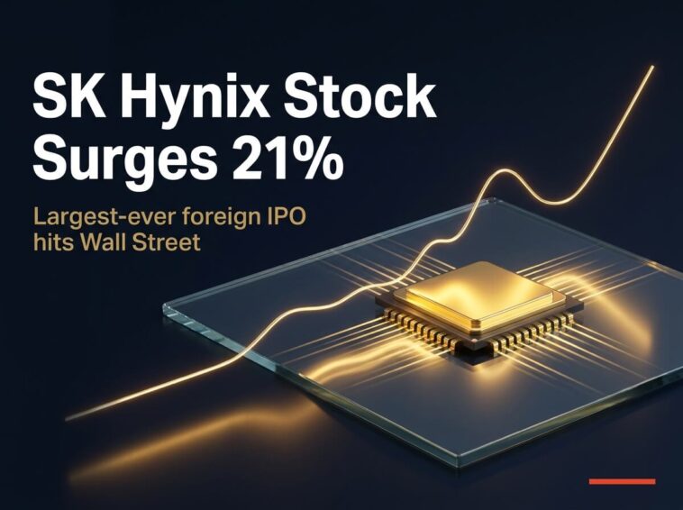 SK Hynix Stock Pops 21% in Record US Debut 7 SK Hynix stock
