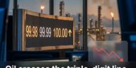 Brent crude tops $100