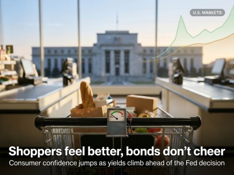 Consumer Confidence Jumps; Yields Climb Ahead of Fed Call 7 consumer confidence